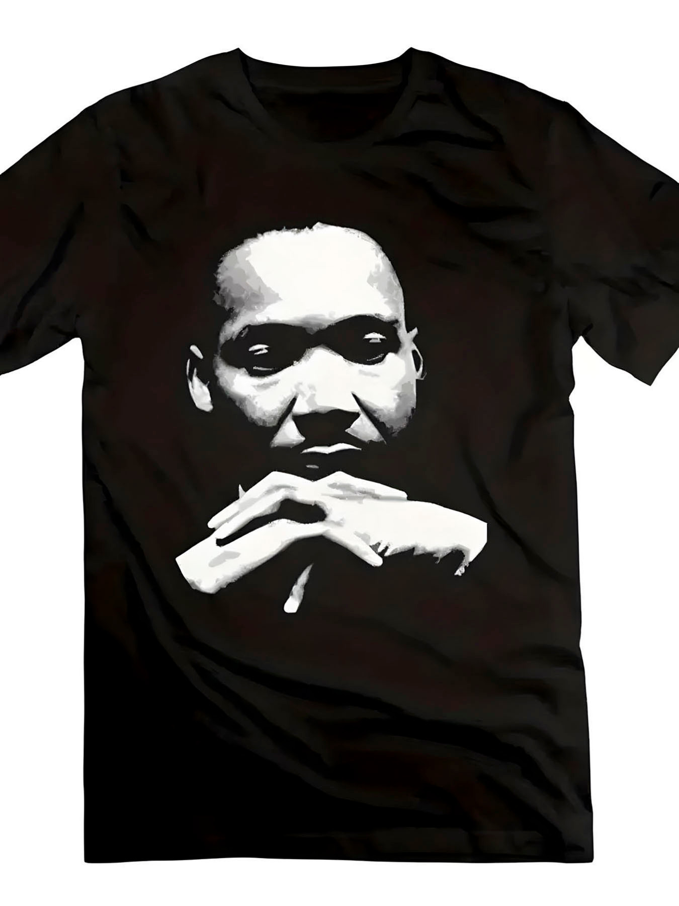 Poster Men Fashion - Men's T-shirt, Black Cotton Crew Neck