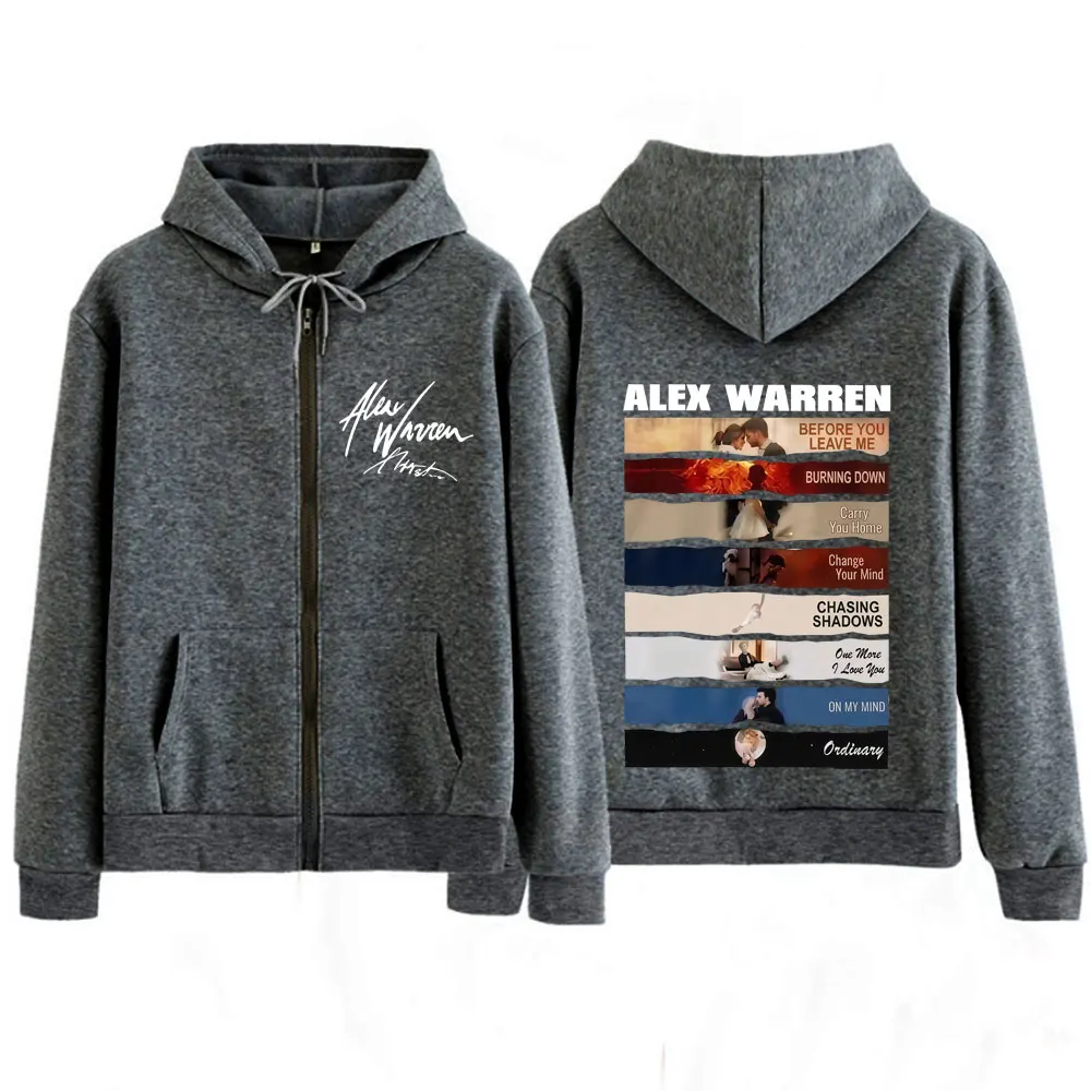 Singer Alex Warren 2026 Tour P - Mens Fashion Zip Up Hoodies ulasan dan harga