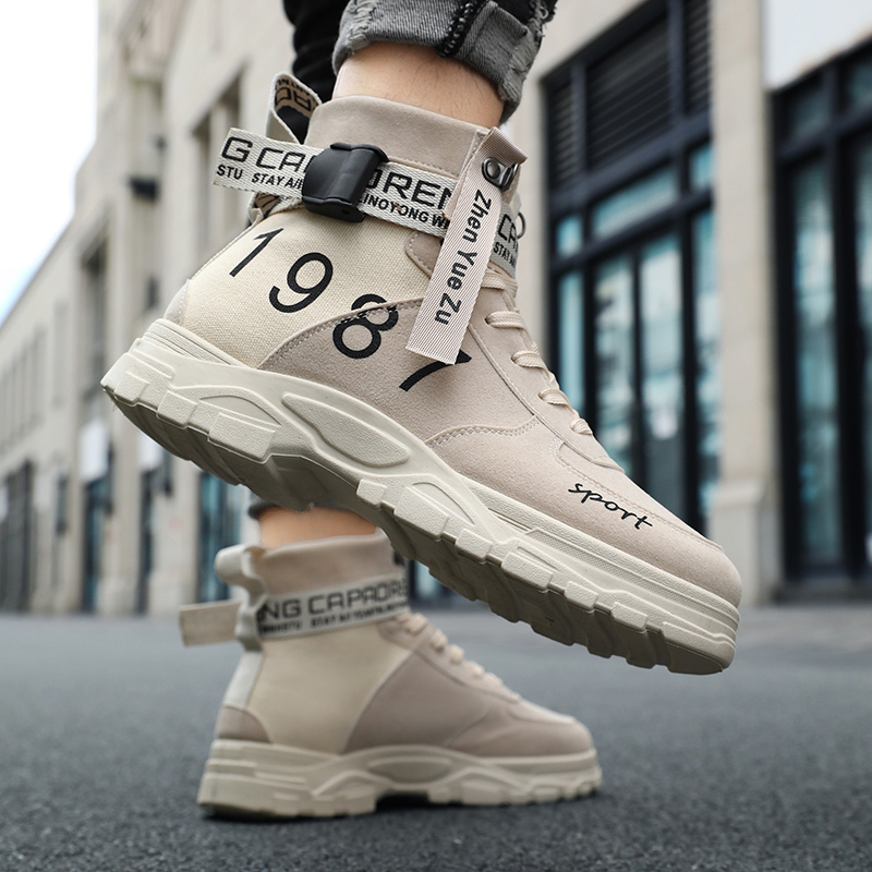 Men's Solid Color High-Top Fas - Men'S Fashion News ulasan dan harga