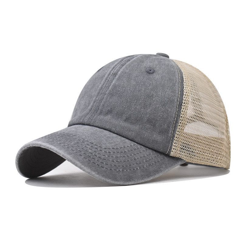 Customized Printed Logo Washed - Men'S Fashion With Hat ulasan dan harga
