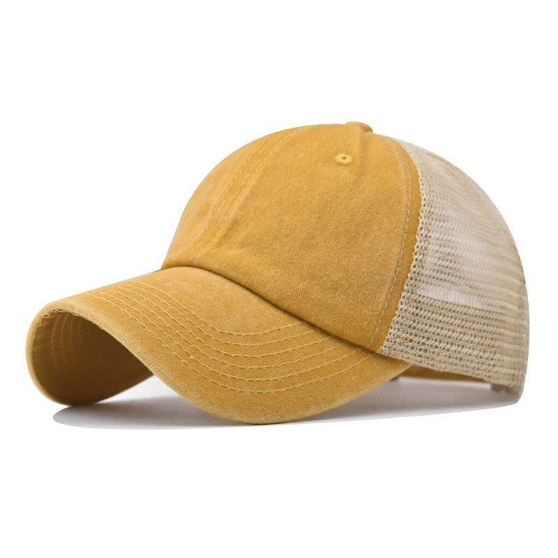 Customized Printed Logo Washed - Men'S Fashion With Hat ulasan dan harga