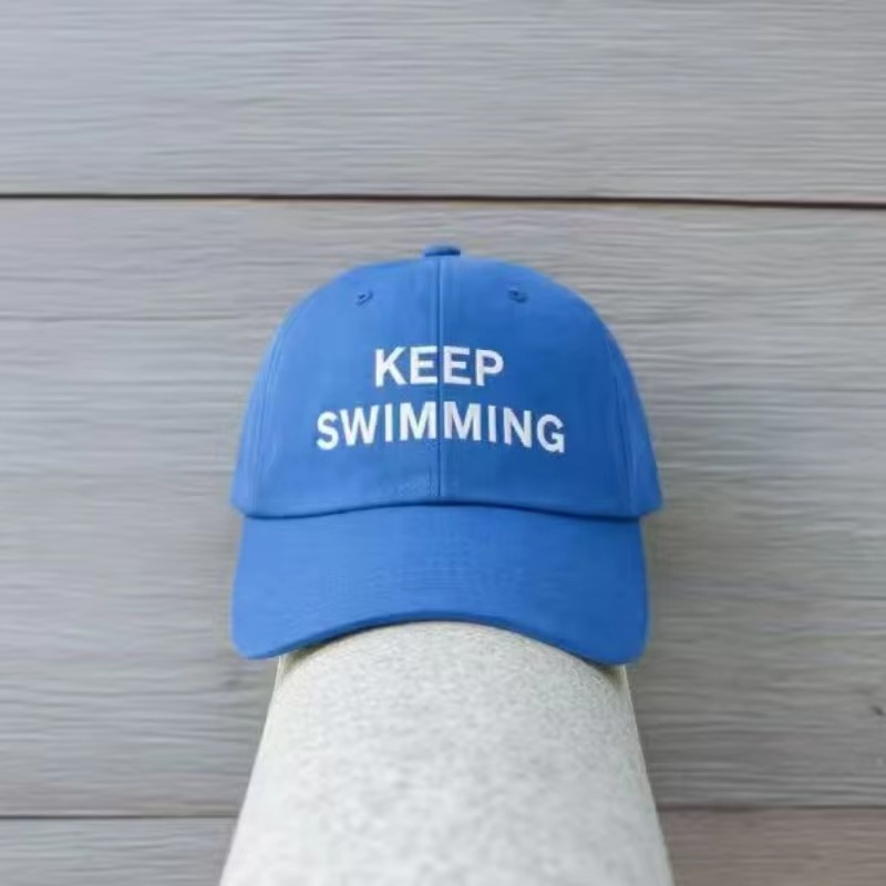 2026 Trendy keep Swimming New  - Men'S Fashion With Hat ulasan dan harga