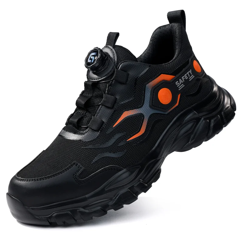 Men  Steel Toe Work Shoes Fash - Mens Fashion Trainers ulasan dan harga