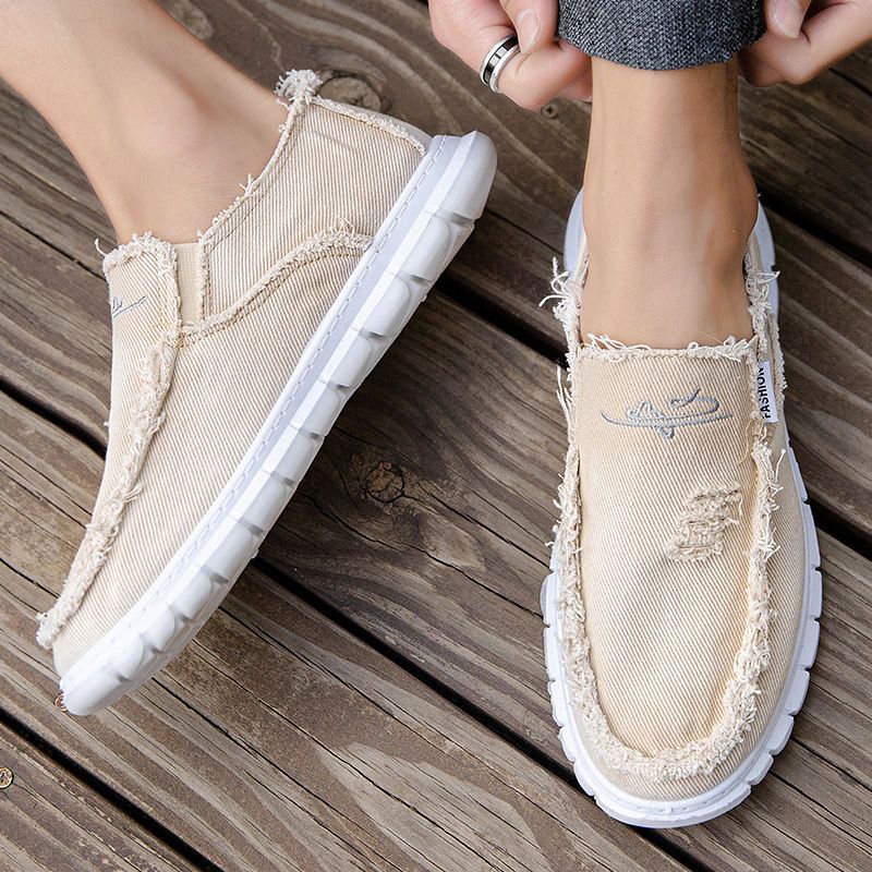 Fashion Print Canvas Shoes Men - Mens Fashion Trainers ulasan dan harga