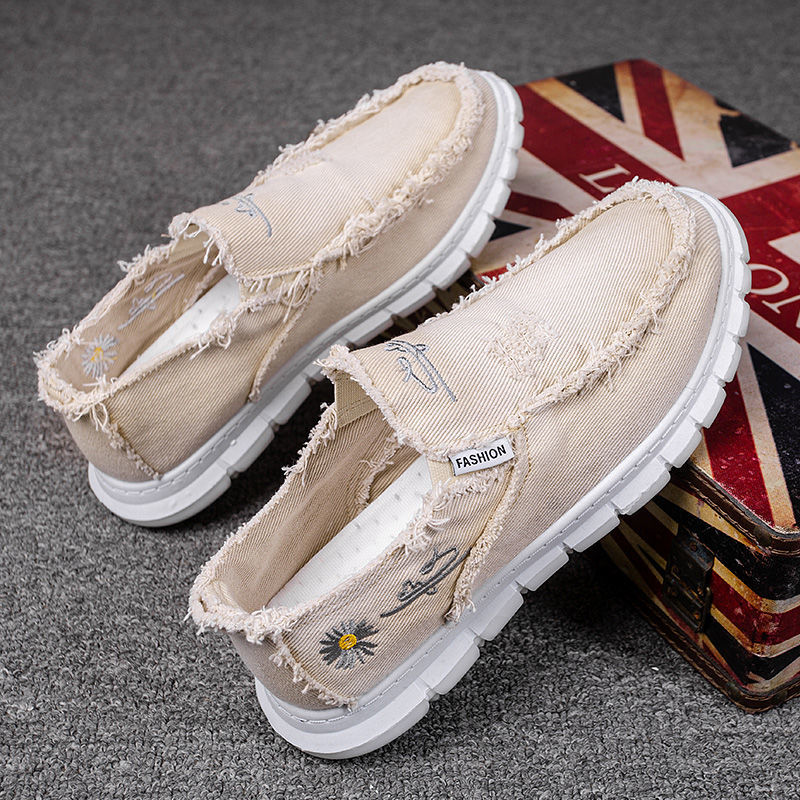 Fashion Print Canvas Shoes Men - Mens Fashion Trainers ulasan dan harga