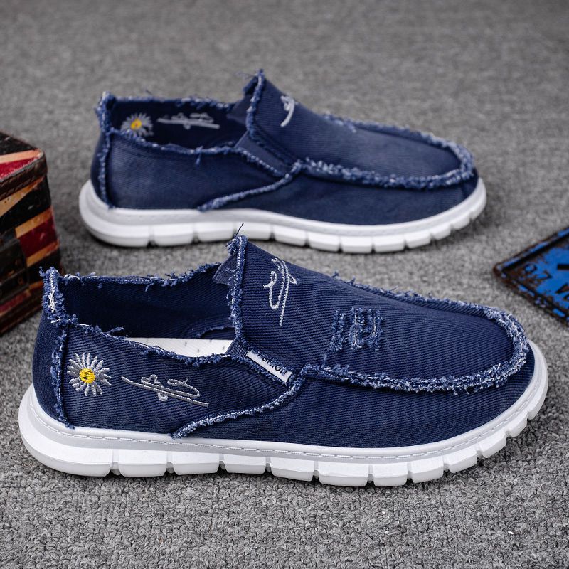 Fashion Print Canvas Shoes Men - Mens Fashion Trainers ulasan dan harga
