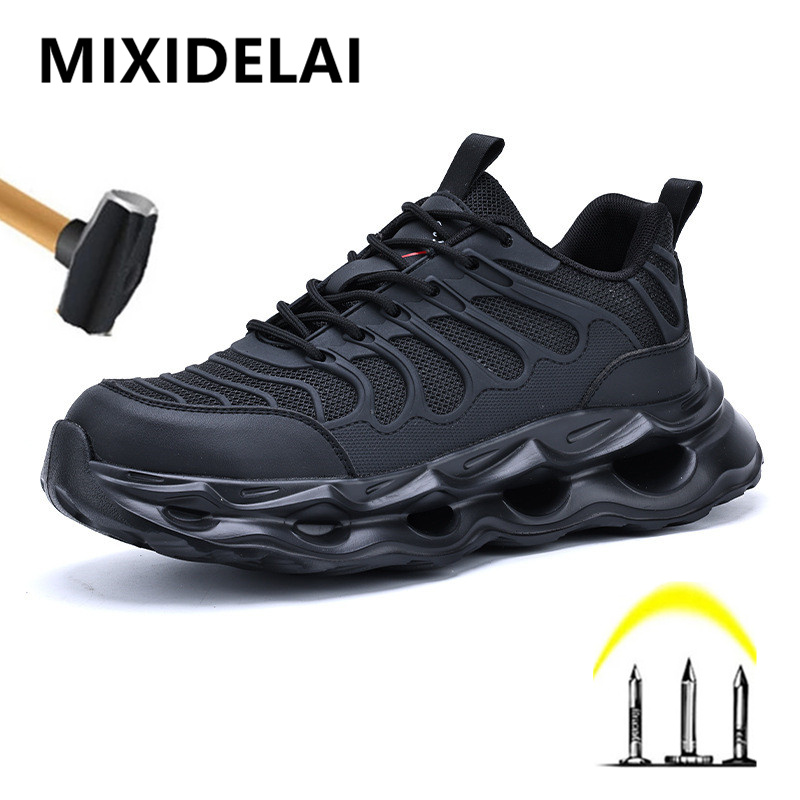 Fashion Sneakers Safety Shoes  - Mens Fashion Trainers ulasan dan harga