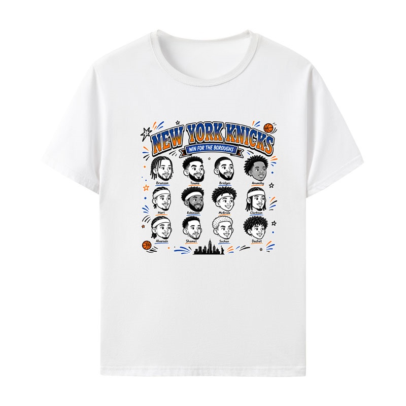 New York Knicks Lineup T-shirt - Men'S Fashion New York ulasan dan harga