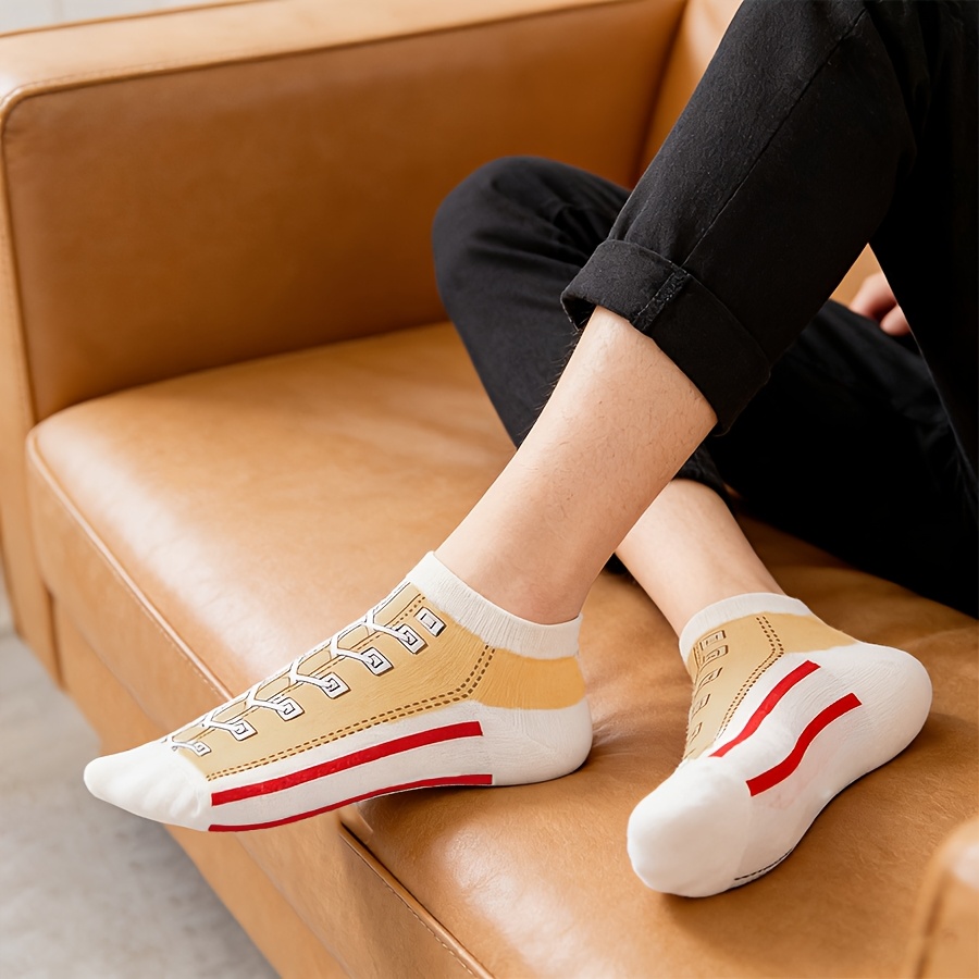 5 Pairs Men Summer Thin Cotton - Socks Ankle Men ulasan dan harga