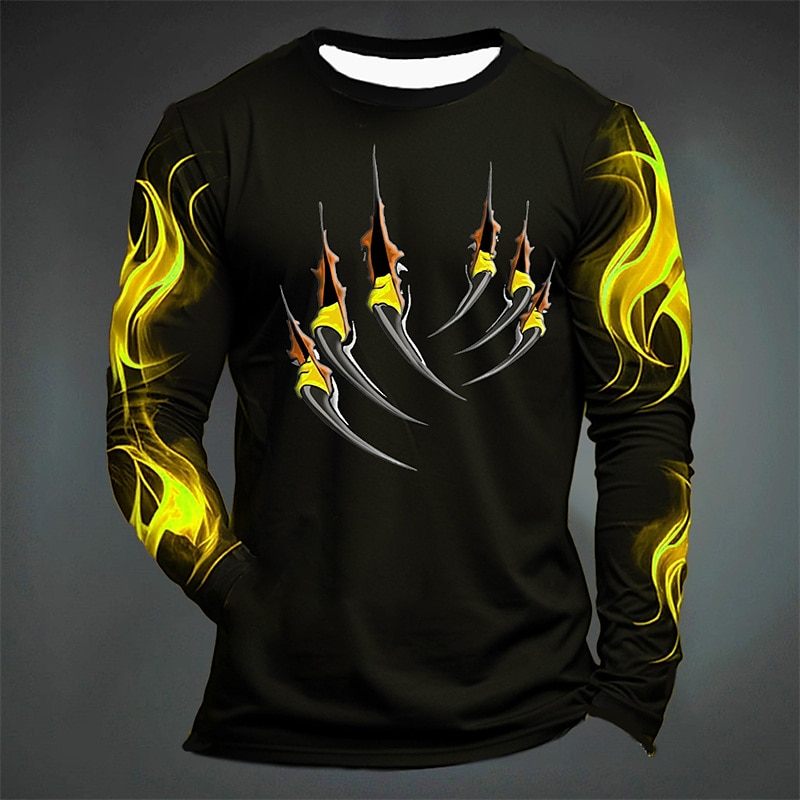 Funny Tiger Print T Shirt For  - Mens Fashion Clothes ulasan dan harga