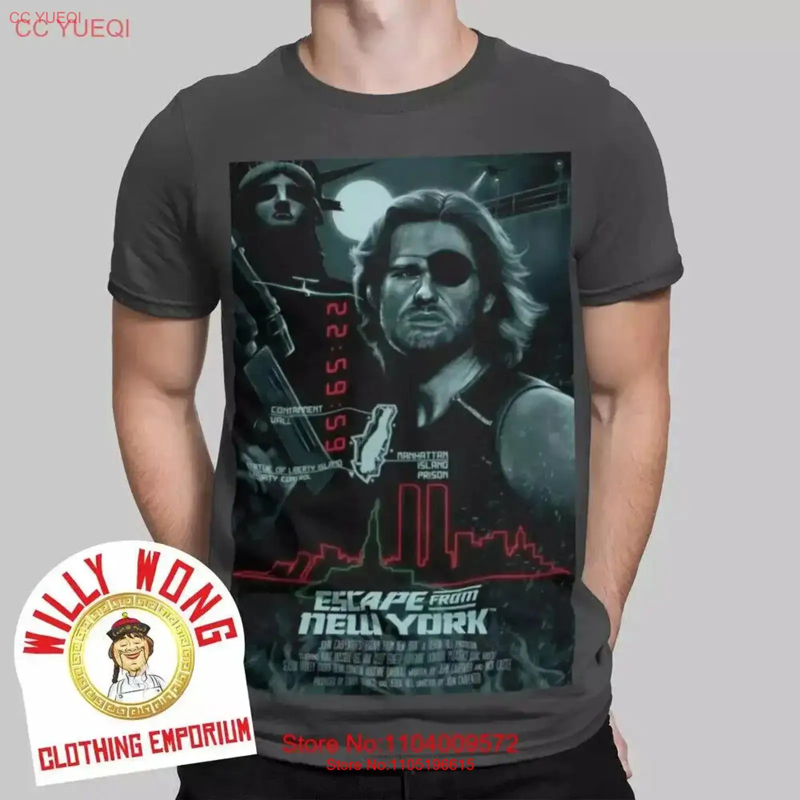 Escape From New York T Shirt R - Men'S Fashion New York ulasan dan harga