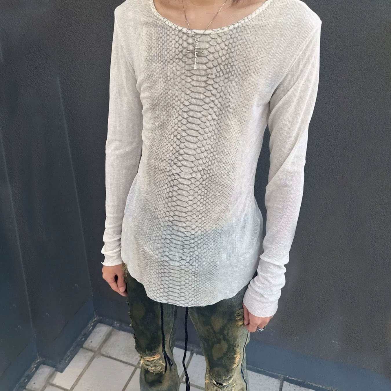 Autumn Retro Subculture Python - Men'S Fashion T Shirts ulasan dan harga