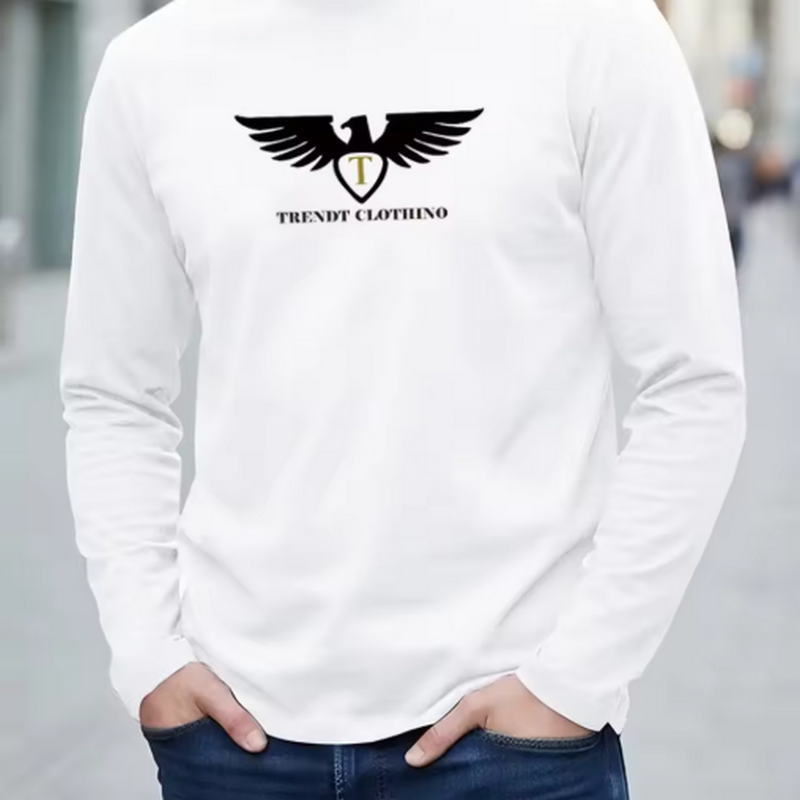 New 100% Pure Cotton Autumn Me - Men'S Fashion T Shirts ulasan dan harga