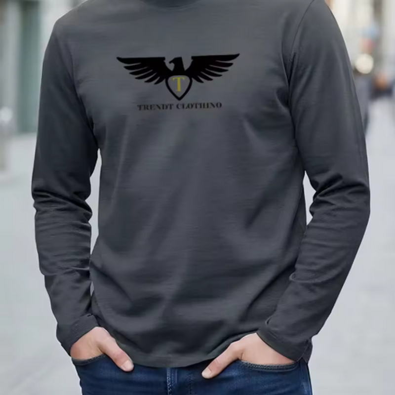 New 100% Pure Cotton Autumn Me - Men'S Fashion T Shirts ulasan dan harga