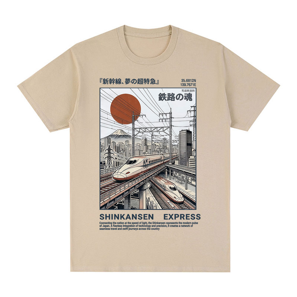 Shinkansen Express Train Illus - Poster Men Fashion ulasan dan harga