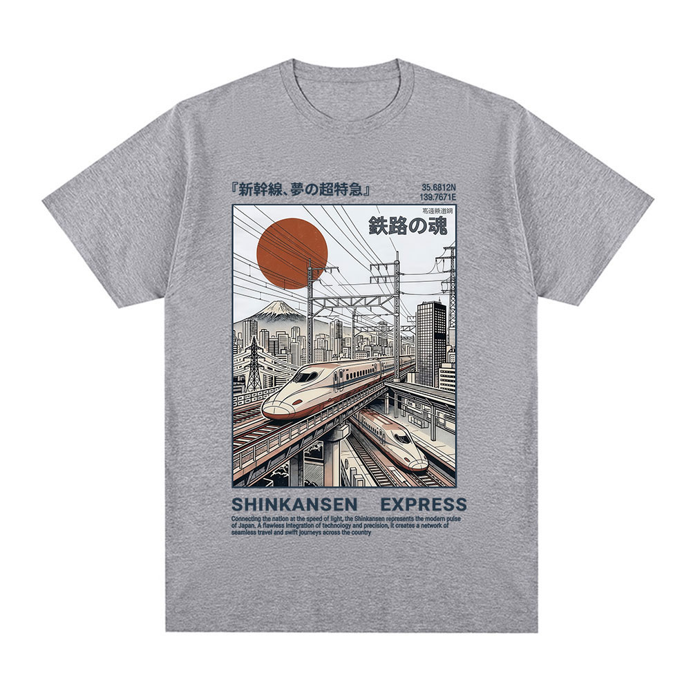 Shinkansen Express Train Illus - Poster Men Fashion ulasan dan harga