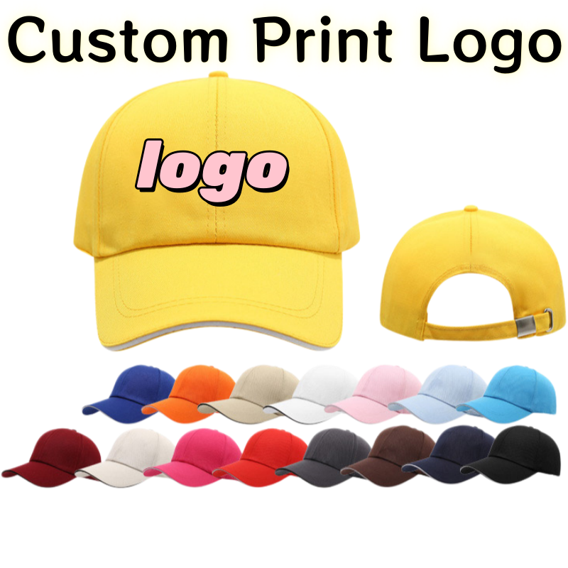 Customized Printed Logo Pure C - Men'S Fashion With Hat ulasan dan harga