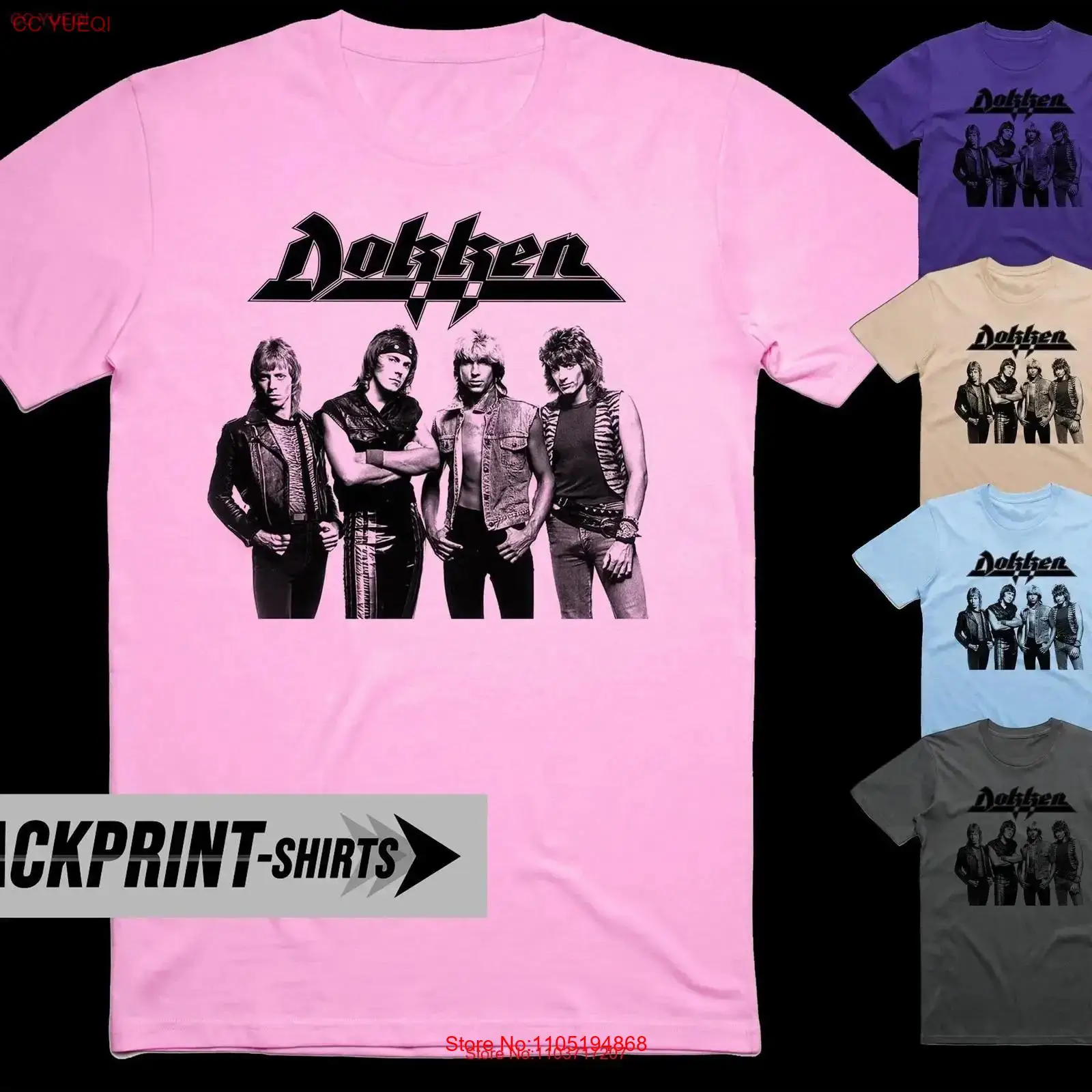 Dokken T Shirt cotton Men's al - Poster Men Fashion ulasan dan harga