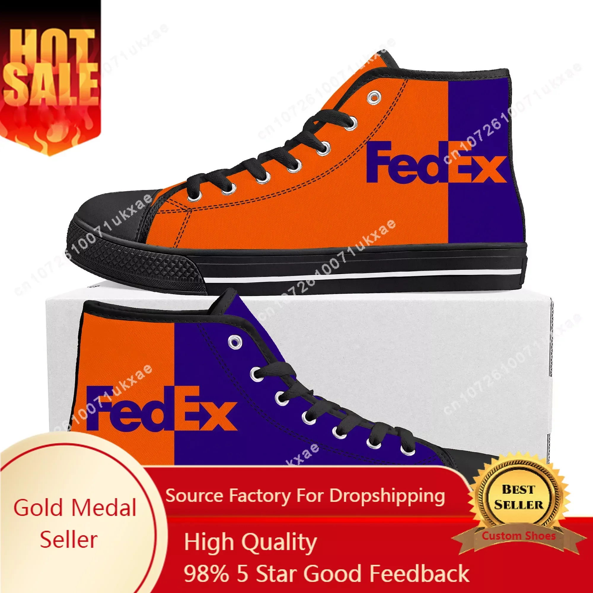FedEx High Top Sneakers Mens W - Mens Fashion Trainers ulasan dan harga
