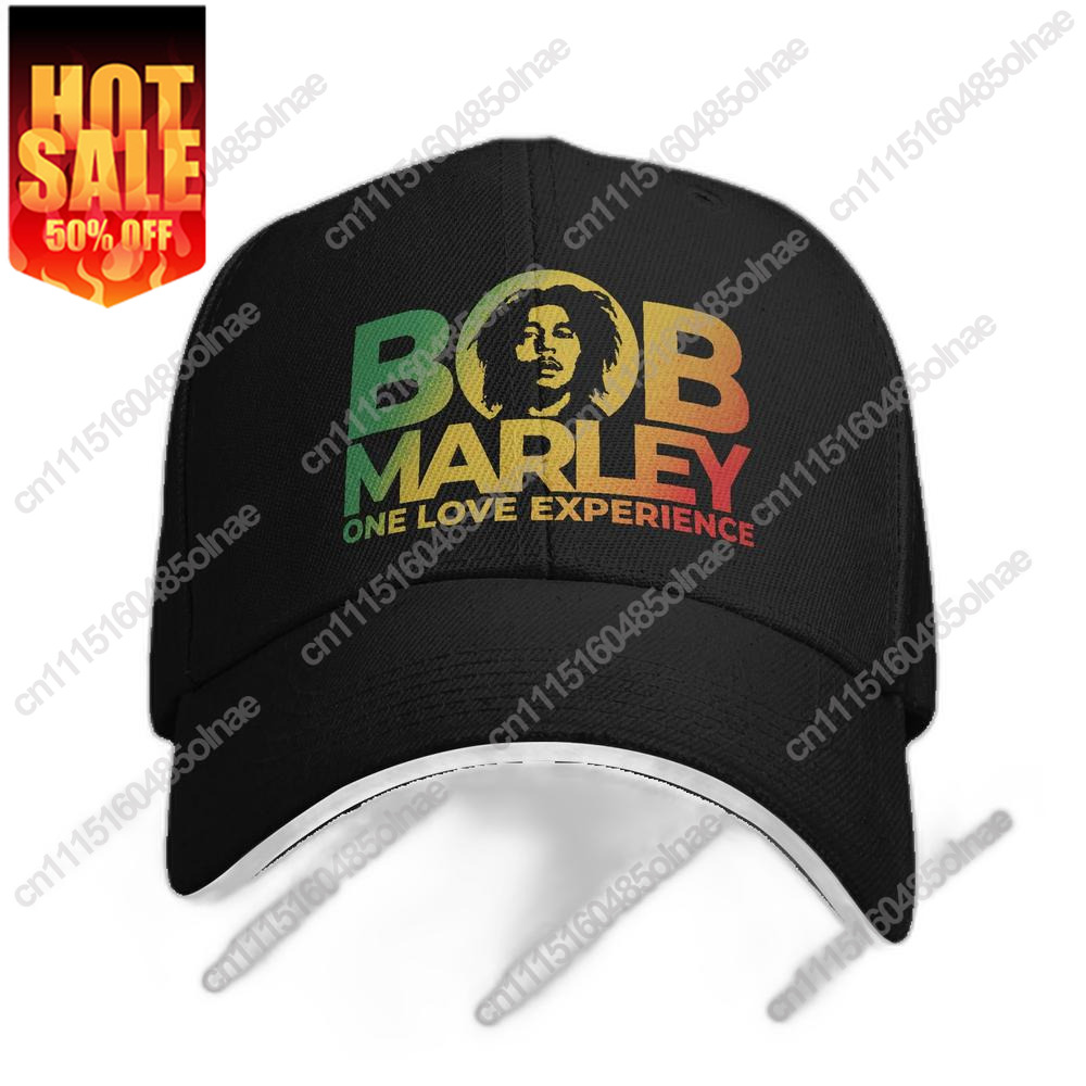 Fashion Unisex Bob Marley One  - Men'S Fashion With Hat ulasan dan harga